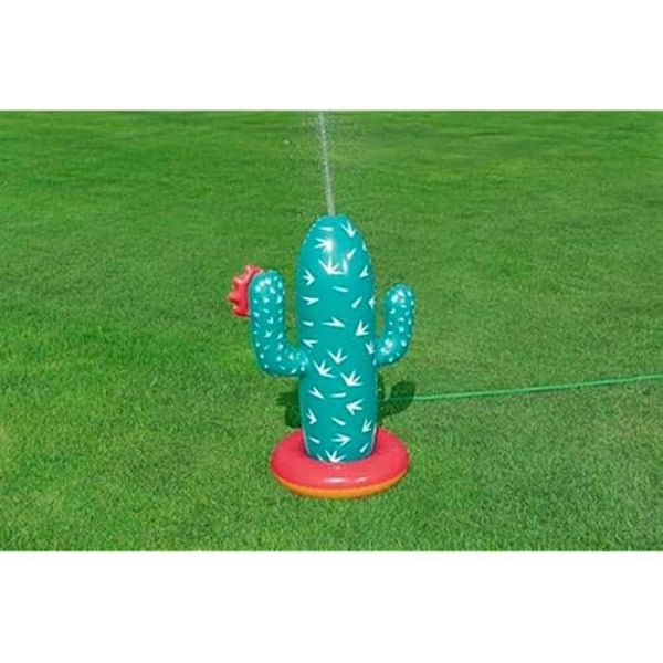 Arroseur Gonflable - BESTWAY - Cactus Oasis - 74 cm x 56 cm x 104 cm - För barn från 2 år - Grön Grön