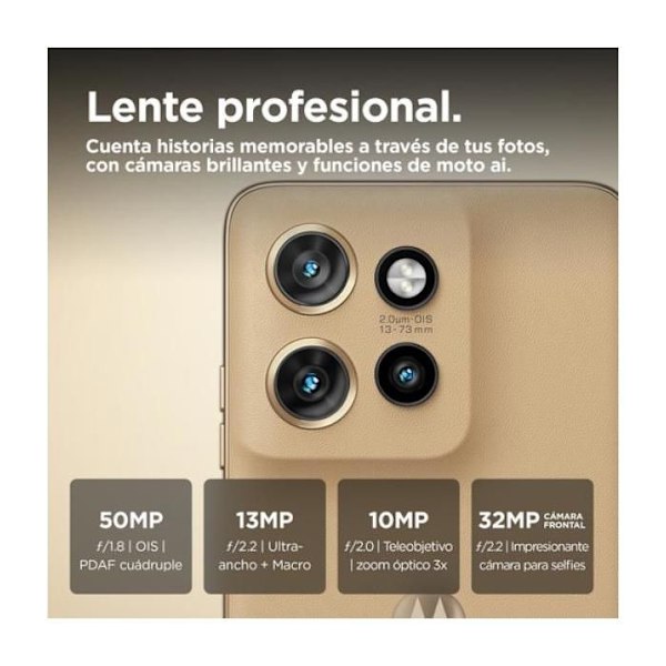 Motorola Edge 50 Neo Dual 5G 256GB 8GB RAM (Latte) Ruskea