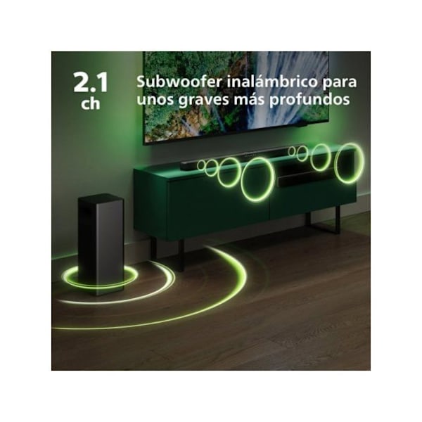 PHILIPS Soundbar TAB6309 Mörkgrå