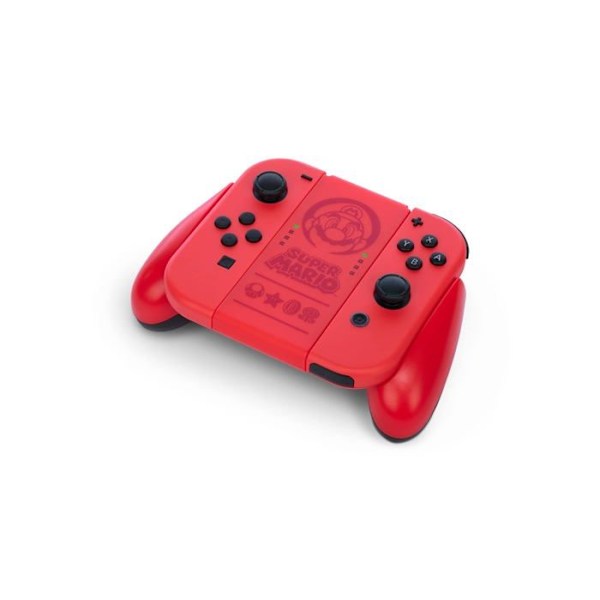 Powera videospil controller - NSAC0058-02 - Komfortabelt Joy-Con greb til Nintendo Switch, Super Mario, rød