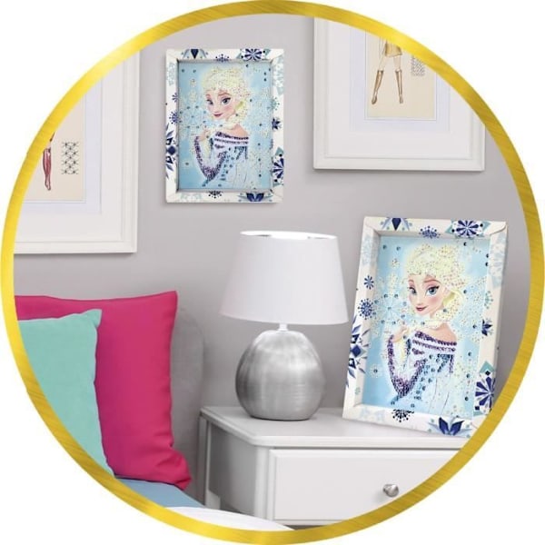 Skabelon spil - LANSAY - Sequin kollektion - ELSA FRA KOLDEN - Fra 7 år FLERFÄRGAD