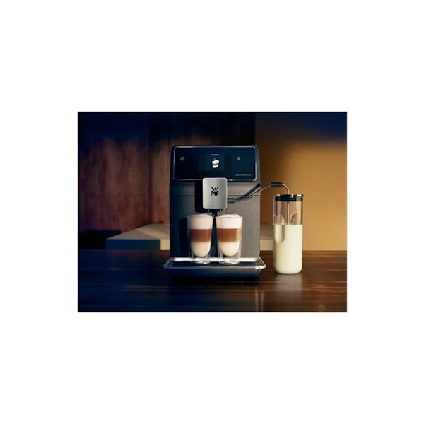 Espresso med kværn - Wmf - Perfection 840L - 1550 W - Sort og Inox - 3016661165917 Svart och rostfritt stål