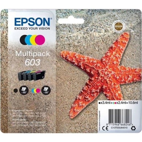 Epson bläckpatron STARFISH PACK 4 FÄRGER