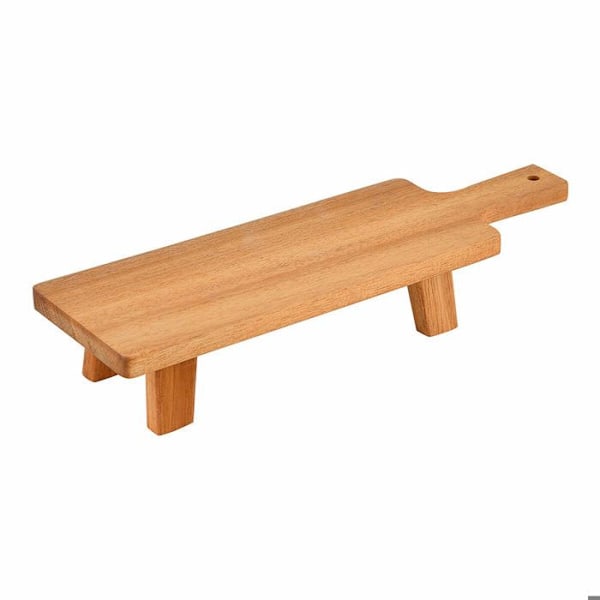 San Ignacio Serveringsbakke 38 x 11 x 7 cm Akacietræ Brun Rektangulær