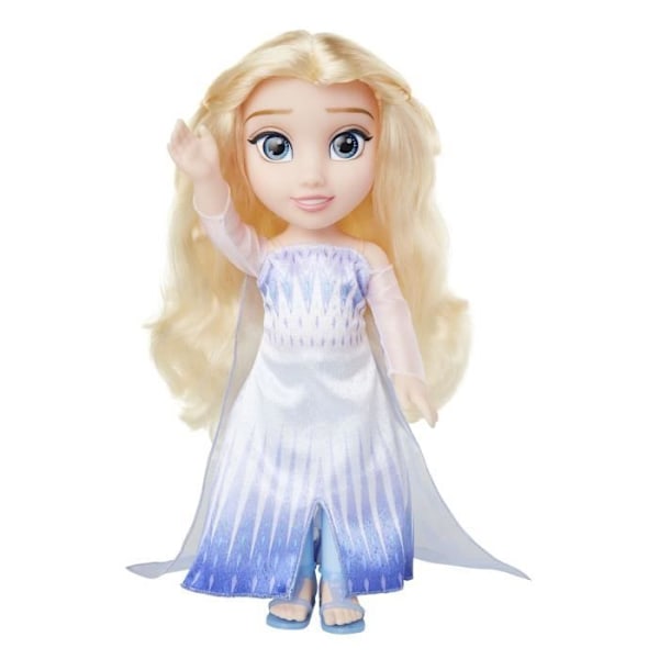 DISNEY FROZEN Plastic Elsa Frozen Doll - 38 cm Epilog Vitt, blått och beige
