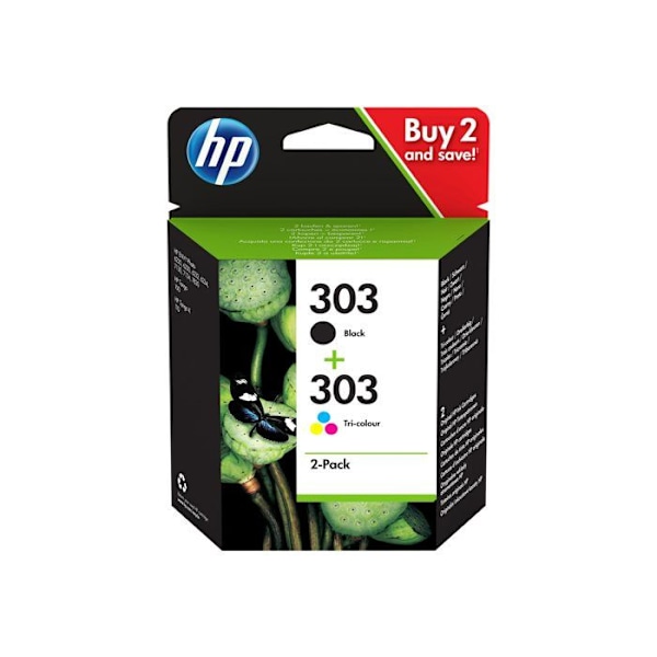 HP 303 bläckpatron - svart, trefärgad - bläckstråle - 200 sidor svart, 165 sidor trefärgad