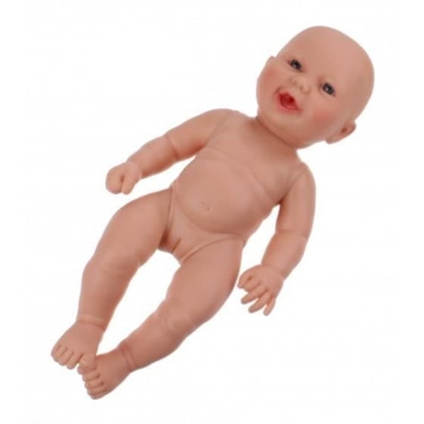 Vauvanukke - Berjuan - Vastasyntynyt - 30 cm - Vinyyli - Nude väri naken