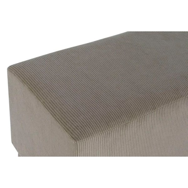 Bænksæde af polyester og MDF træ DKD Home Decor kastanj