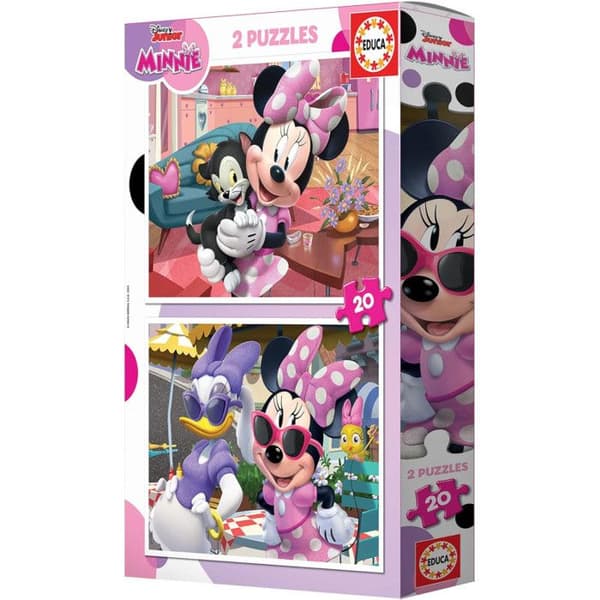 Palapeli 2 x 20 kappaletta: Disney: Minnie