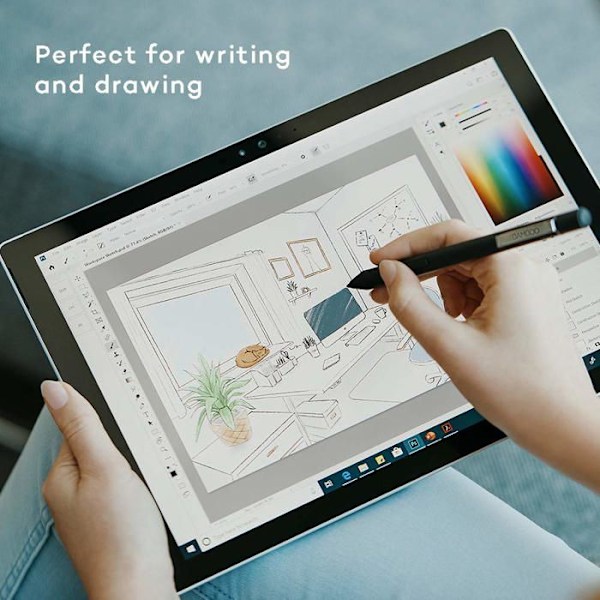 Stylus - WACOM - Bamboo Ink Plus - Trådløs - Bluetooth - Sort