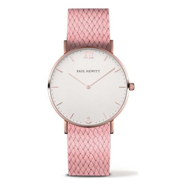 Klocka - Paul Hewitt - PH-SA-R-ST-W-27M - Quartz - Ø 39 mm - Nylon Rosa Rosa