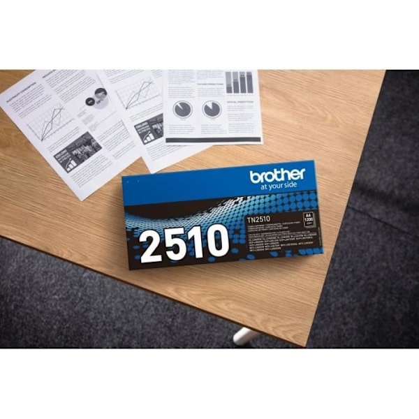 Brother TN2510 standard sort toner - 1200 sider
