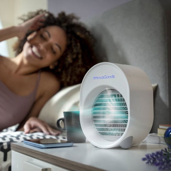 Mini Air Conditioner Ultrasonic Luftfugter Med LED Koolizer Innovagoods