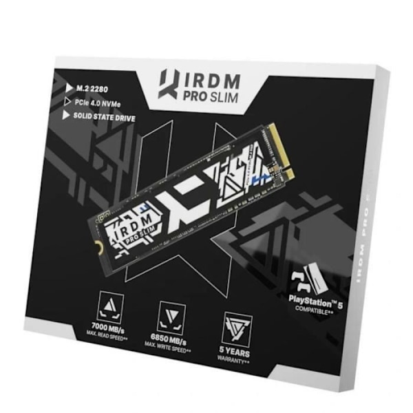 GoodRam IRDM PRO SLIM SSD TLC 3D NAND 2 Tt kiintolevy - HYVÄ RAM - Serial ATA-600 - 2,5" - 550 MB/s