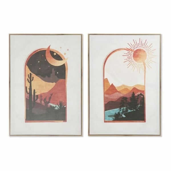 DKD Home Decor Rammemodern (2 Enheder) (50 x 3 x 70 cm) - 8424001849482