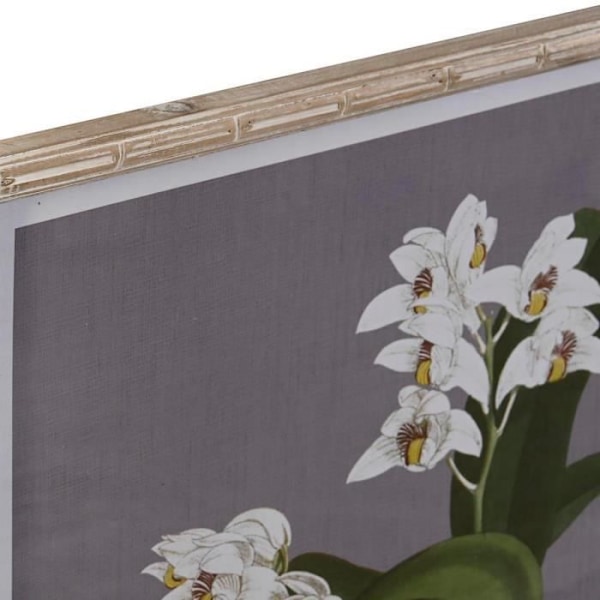 Julgransram glas 50 x 60 x 2,8 cm 50 x 2,8 x 60 cm blommor (6 stycken)