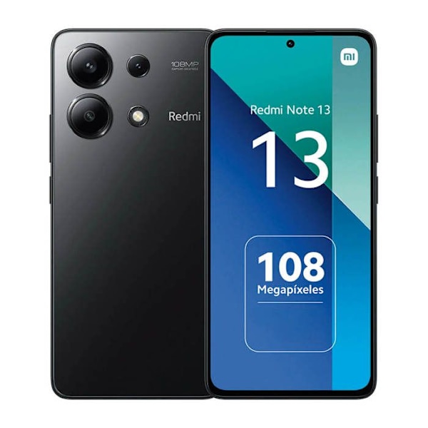 Xiaomi Redmi Note 13 4G 8GB/512GB Svart (Midnight Black) Dubbel SIM