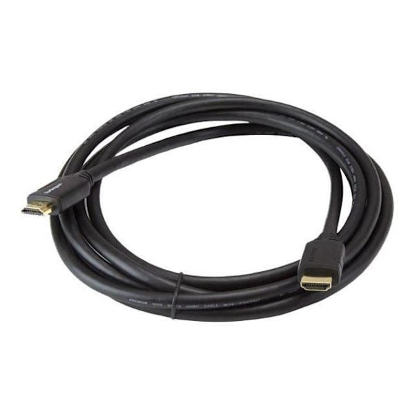 3 metrin korkealaatuinen HDMI-kaapeli Ethernetillä - STARTECH.COM - HDMM3MP - 4K 60 Hz - HDR - Musta