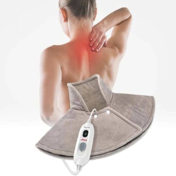 Lämmitystyyny - UFESA - Flexy Heat NC - 100W - 60x62cm - Erittäin pehmeä mikrokuitu Grå