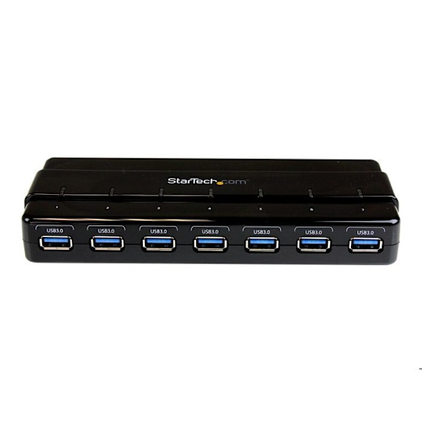 HUB - STARTECH.COM - ST7300USB3B - USB 3.0 keskitin / keskitin virtalähteellä - 7 porttia