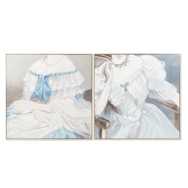 traditionell kvinna ram 102 x 4,5 x 102 cm (2 enheter)