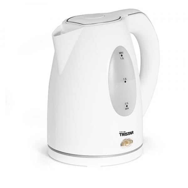 Elkedel TRISTAR WK1324 - Kapacitet 1,5L - 2000W - Hvid