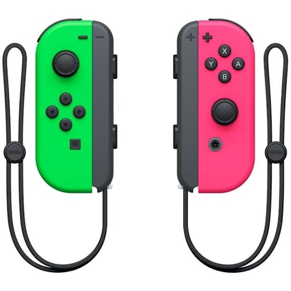 Pari Neon Green & Neon Pink Joy-Con -ohjainta Nintendo Switchille Neongrön & Neonrosa