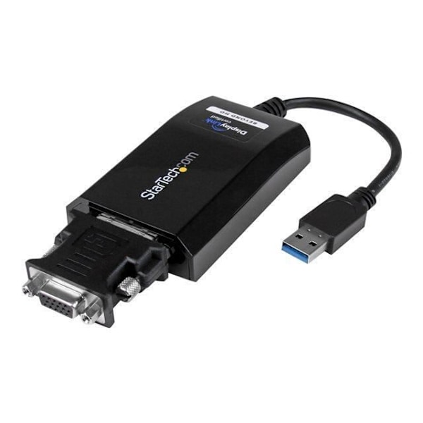 USB 3.0 - DVI-I tai VGA moninäyttövideosovitin - STARTECH - 2048x1152 - Musta musta