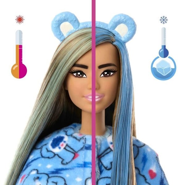 Barbie Cutie Reveal Bamse Touronchon Blå - 3 år +- JCN96 Blå