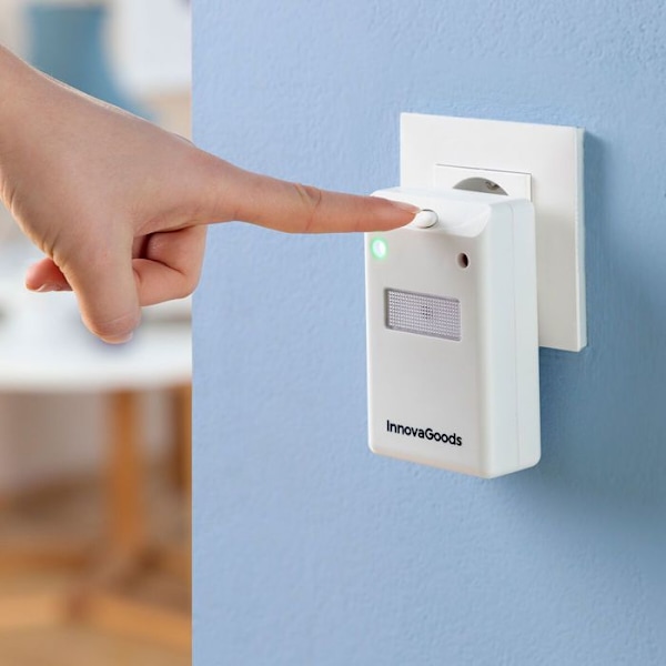 "Ääni-insecteille tarkoitetut ultraäänipestit InnovaGoods Killekt Duo (x2)" Vit