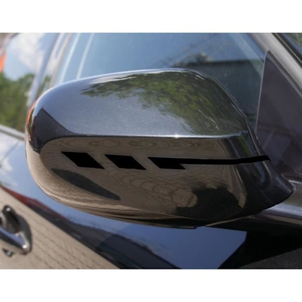 Foliatec PIN-Striping spejlkapper 35,5 cm sorte 2 stk Svart