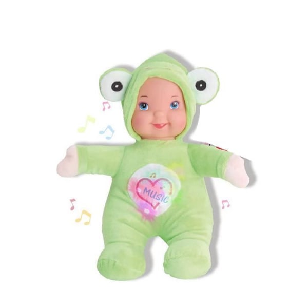 Babydocka Reig 35 cm Groda Musikalisk mjukisleksak