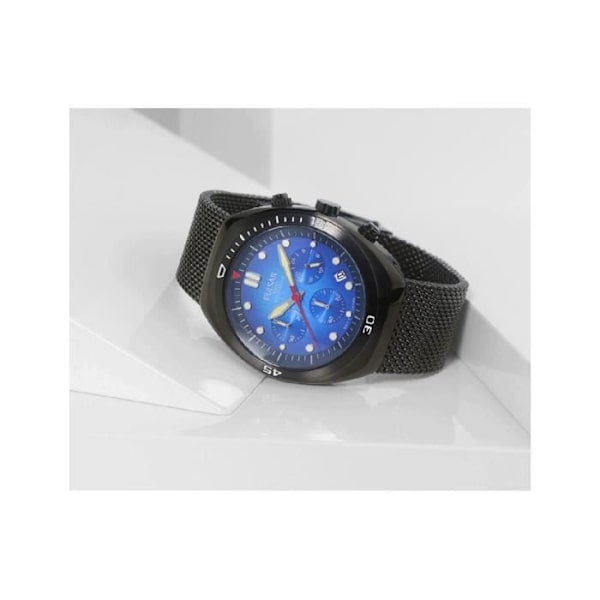 Ur - Pulsar - PT3951X2 - 42 mm - Sort læder - 10 ATM vandtæthed Sort, blå