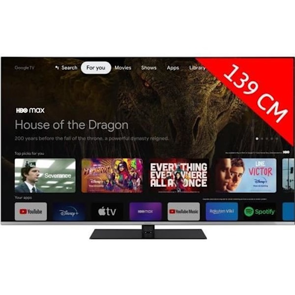 Panasonic TX-55MX700E | TV LED 4K Ultra HD 55", HDR, Dolby Atmos, Dolby Vision, Google TV, Google Assistent Sort