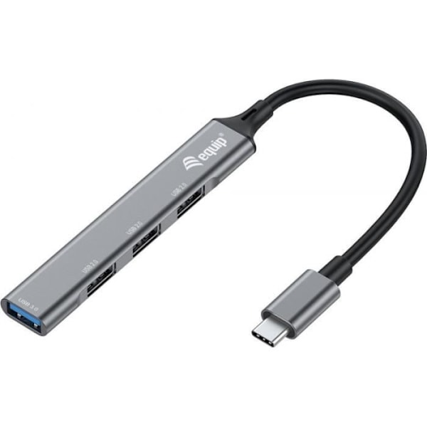 equip 4-Port-USB 3.0/2.0-Hub - USB 3.2 Gen 1 (3.1 Gen 1) Type-C - USB 2.0 - USB 3.2 Gen 1 (3.1 Gen 1) Type-A - 5000