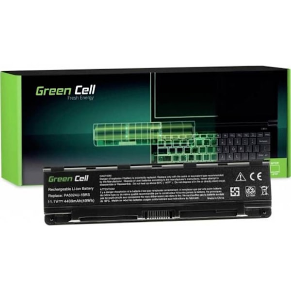 Green Cell fra Toshiba Satellite C800 L850 10,8V 4400mAh