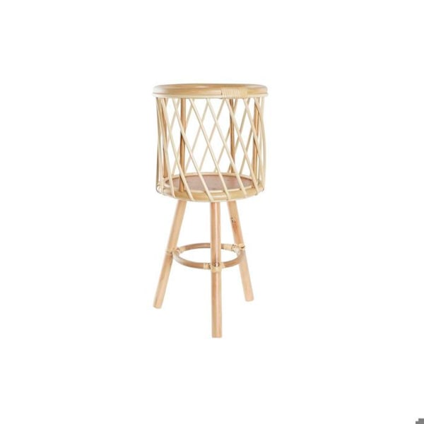 Cache-pot - DKD Home Decor - Bali - Bambou - Rund - 28x28x60 cm grädde/naturlig