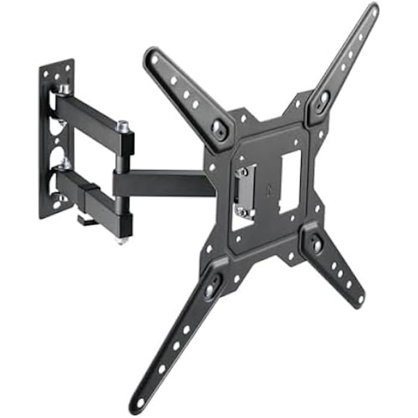 AISENS - WT55TSE-153 - Eco-drejestøtte, kan vippes til skærm/tv 30 kg (3 pivoter) 23-55, sort Sort