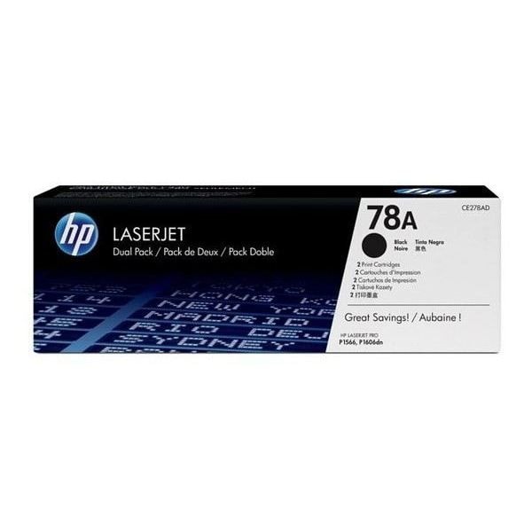 HP 78A (CE278AD) sort tonerpatron til LaserJet P1566/P1606/M1536 MFP