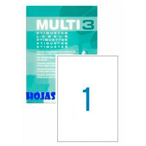 Tulostuspaperi - riisi - rulla Apli - 4714 - Liimat/tarrat Multi 3 210 x 297 mm A4 100 Ikkunaluukut
