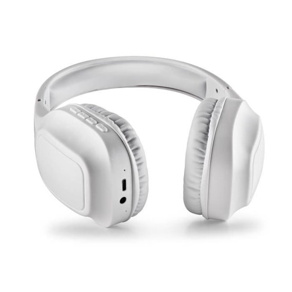 Ljudhörlurar - NGS - ARTICA WRATH WHITE - Bluetooth 5.1 - Batteritid 10 timmar - Inbyggd mikrofon Vit