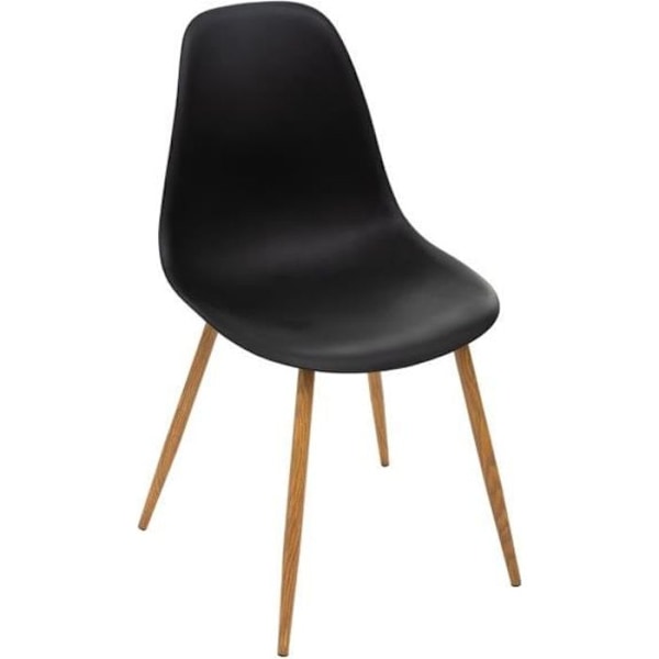 Sort stol - ATMOSPHERA - Taho Collection - Moderne skandinavisk stil - Jernben Svart