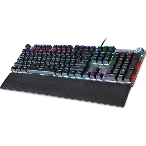 Pelaaavain - Ibox - Aurora K-3 - Taustavalaistu RGB - Mekaaninen - Langaton