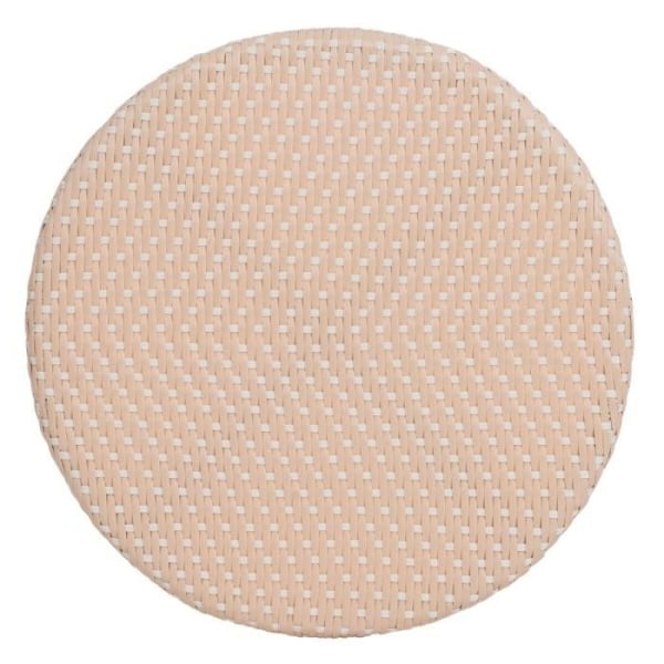 Sivupöytä - Beige luonnonrottinki - 50 x 50 x 67 cm