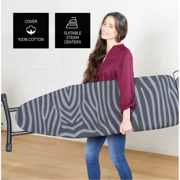 Taurus Strygebræt 125x41cm - argenta plus-1 Svart