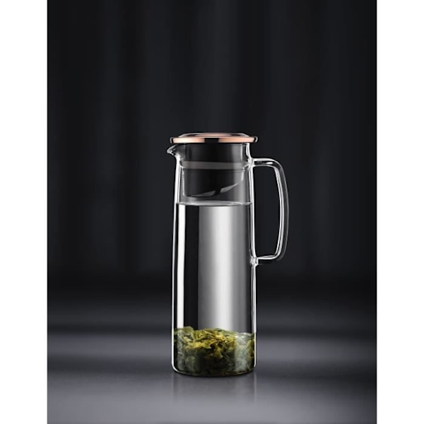 Glaskanna med filter - BODUM - Biasca - Kopparlock med filter - 1.2 l - Transparent
