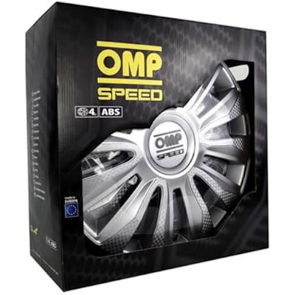 Navkapsler - OMP - OMPS07011523 - Selvklæbende - Sølv - ABS