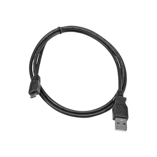 2 m USB 2.0 A - Micro B kaapeli - STARTECH - UUSBHAUB2M - Musta - Elinikäinen takuu