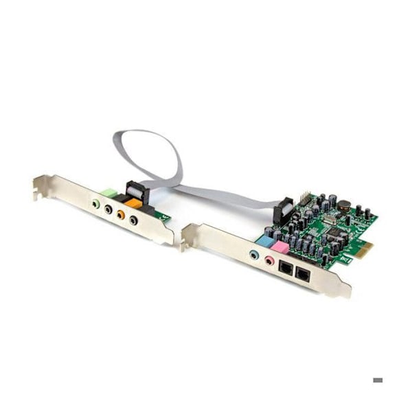 STARTECH PCI Express 7.1 kanavaa surround-ääntä varten - 24 bittiä 192 KHz - 92 dB - S/PDIF-lähtö