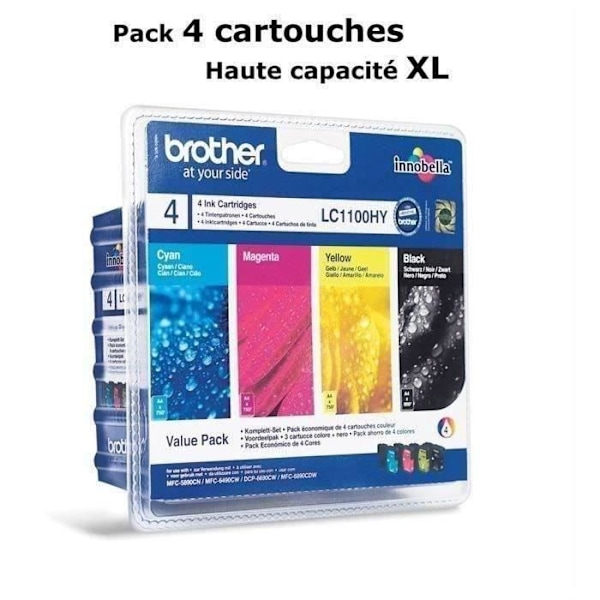 Brother LC1100HY Multipack färgbläckpatroner